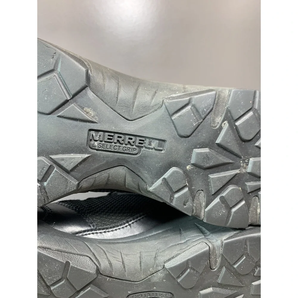Merrell Men's Fullbench Mid Waterproof Black Tactical Hiking Boots J099439 Sz 12